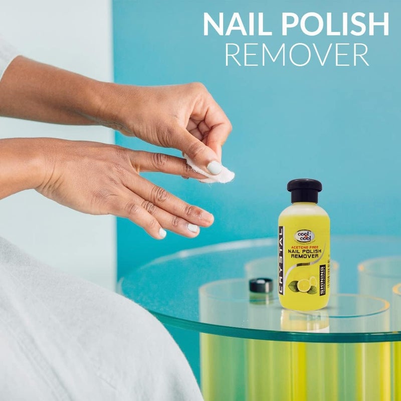 Cool & Cool Acetone Free Nail Polish Remover with Lemon and Vitamin E - 100ml - Image 3